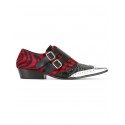 HAIDER ACKERMANN Taipan Zebra Shoes black and red