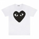 COMME DES GARÇONS PLAY MEN T-SHIRT WHITE /BLACK HEART