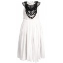 COMME DES GARÇONS TRICOT TULLE DRESS WHITE