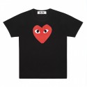 COMME DES GARÇONS PLAY WOMEN T-SHIRT BLACK/RED HEART