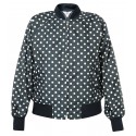 COMME DES GARCONS GIRL NAVI POLKA DOT JACKET