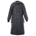 COMME DES GARCONS TRICOT NAVI COAT WITH HOOD