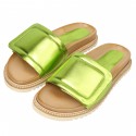 COMME DES GARÇONS TRICOT GREEN SANDALS