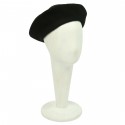 HOUSE OF FLORA BERET SCRIBBLE BLACK