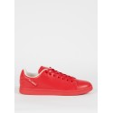 RAF SIMONS-ORION RED LOW-TOP SNEAKERS