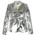 MELITTA BAUMEISTER MIRROR VINYL SUIT JACKET