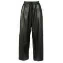 MELITTA BAUMEISTER TECH LEATHER BLACK LOUNGE PANTS