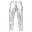 COMME DES GARCONS HOMME PLUS GARMENT FOIL WHITE-SILVER PANTS