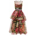 MOLLY GODDARD KELMAN DRESS PRINTED TULLE