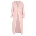 COMME DES GARÇONS NOIR KEI NINOMIYA PINK GATHERED BACK COAT