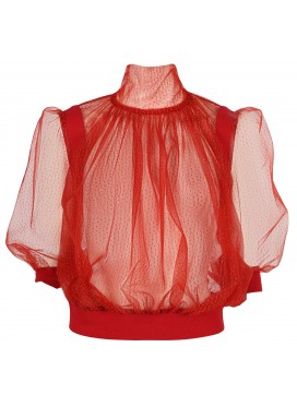 SUE UNDERCOVER RED BLOUSE