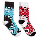 CHARLES JEFFERY LOVERBOY 2 PACK SOCKS FROG / RED+BLUE