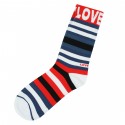 CHARLES JEFFERY LOVERBOY RED LOGO SOCKS 