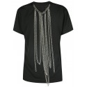 COMME DES GARCONS HOMME PLUS BLACK TOP WITH NECKLACE