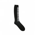 COMME DES GARCONS HOMME PLUS BLACK PRINT KNEE SOCKS