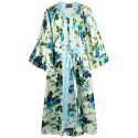 RICHARD QUINN BLUE SAKURA LONG ROBE