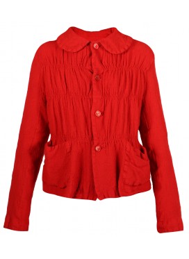 COMME DES GARCONS GIRL WOOL RED JACKET