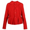 COMME DES GARCONS GIRL WOOL RED JACKET