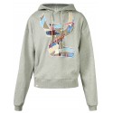 CHARLES JEFFERY LOVERBOY GRAY PATCH HOODY COLLAGE PRISMO