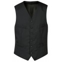 COMME DES GARCONS BLACK OVERSIZED STRIPED VEST