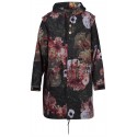 ROLF EKROTH DOUBLE LAYER RAINCOAT FLOWER PRINT