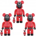 BE@RBRICK SQUID GAME GUARD TRIANGLE "○/△/□"   100％ & 400％