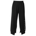 MM6 MAISON MARGIELA BLACK LOGO PRINT PANTS