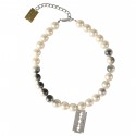 KIDILL x MALCOLM GUERRE NECKLACE PEARL RAZOR