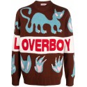 CHARLES JEFFERY LOVERBOY LOGO JUMPER CAT