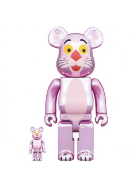 BE@RBRICK PINK PANTHER CHROME Ver.100% & 400%