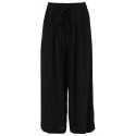 NUDE:MASAHIKO MARUYAMA BLACK 2 TUCKS WIDE LEG EAST PANTS