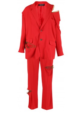 UNDERCOVER PANTSUIT IN RED
