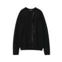 UNDERCOVER WOOL KNIT BLACK PULLOVER