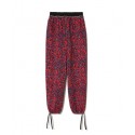 UNDERCOVER RED LEOPARD PRINT PANTS