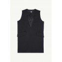 MM6 MAISON MARGIELA BLACK DRESS-VEST