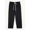 MM6 MAISON MARGIELA BLACK DRAWSTRING TAILORED MALE TROUSERS